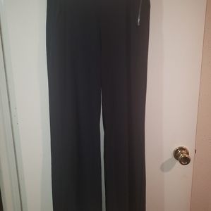 Athleta black wide leg pants.
